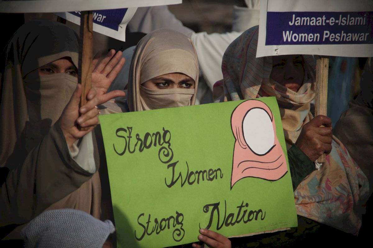 Marchas en Pakistán en el Día de la Mujer