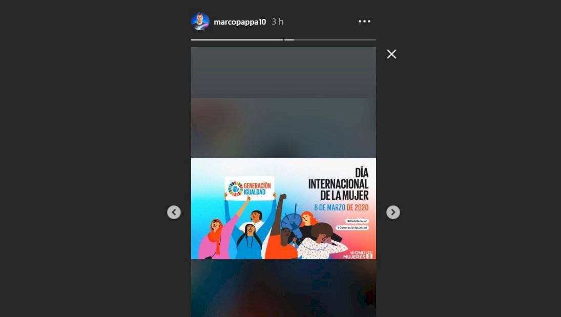 Mensaje de Marco Pappa a la mujer