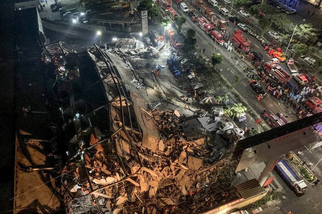 Derrumbe de hotel en China