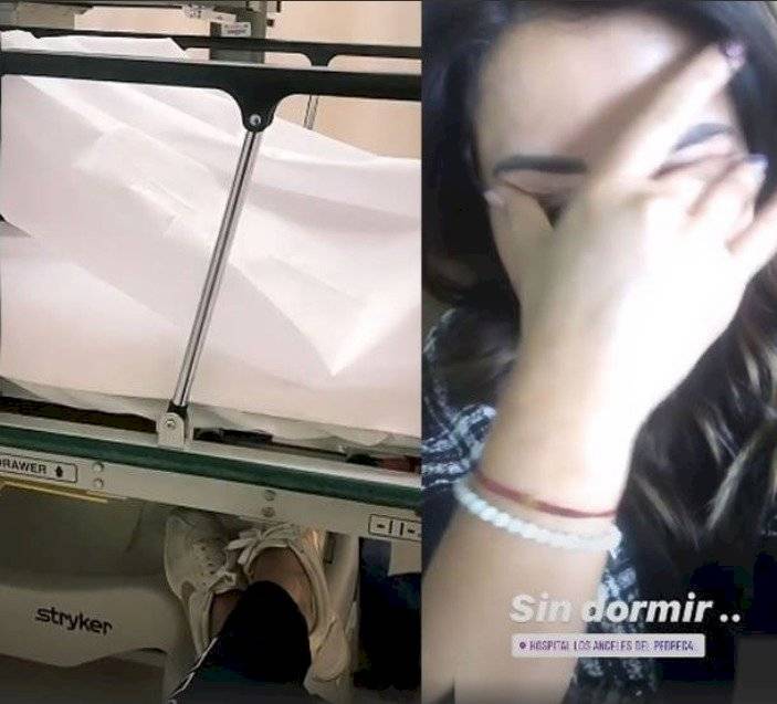 Esposa de un futbolista fue al hospital a ver a la pareja de Renato Ibarra: Lucely Chalá