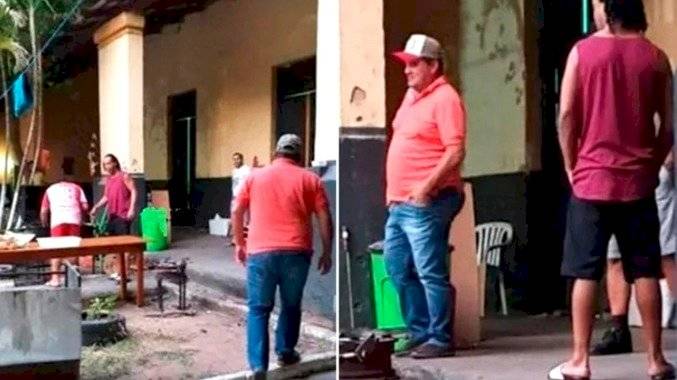 Hinchas llevan pizza a Ronaldinho en cárcel de Paraguay