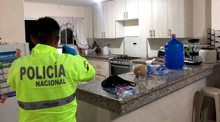Esta es la vivienda donde estaba el cuerpo de la mujer