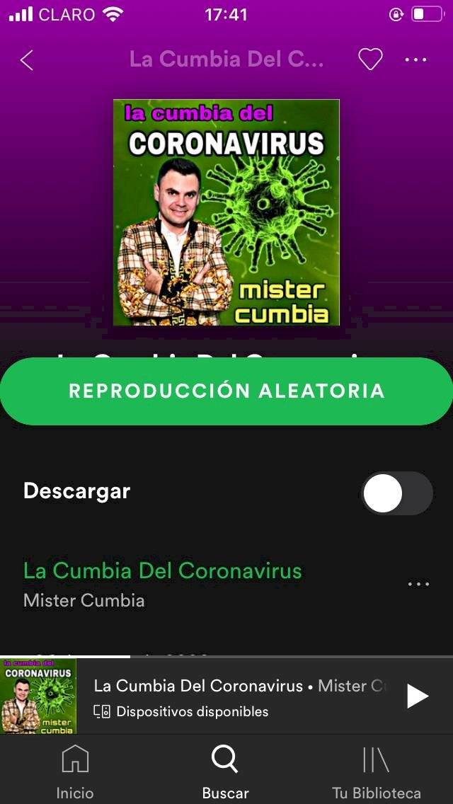 La cumbia del coronavirus