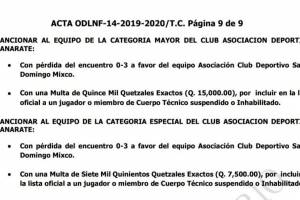 Mixco se queda con los 3 puntos ante Sanarate y sueña con no descender