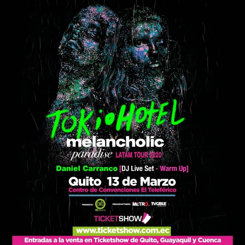 Tokio Hotel en Ecuador