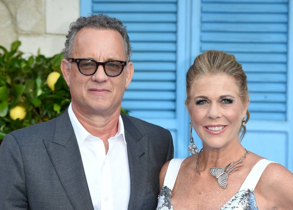 Tom Hank y su esposa Rita