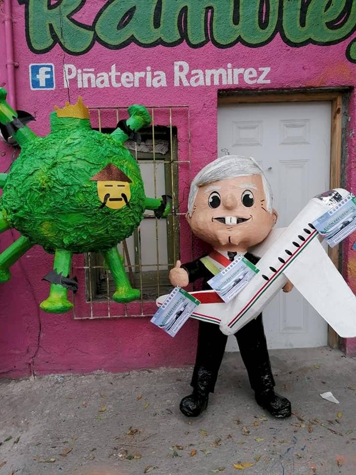 Piñata del coronavirus
