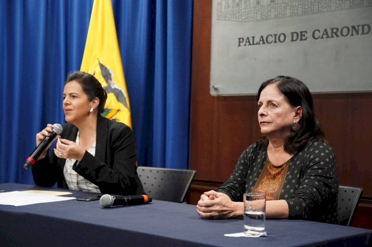 Rueda de prensa sobre coronavirus en Ecuador