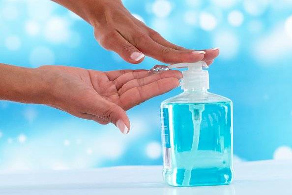Uso frecuente del gel desinfectante