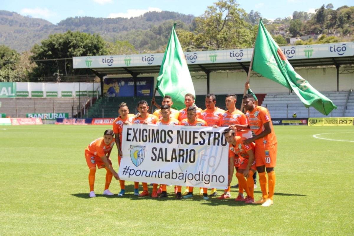 Jugadores de Sanarate exigieron su salario a los directivos del club