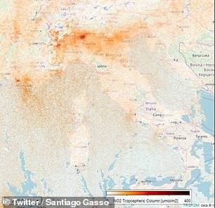 Coronavirus: imágenes satelitales muestran como ha disminuido contaminación en Italia por la cuarentena