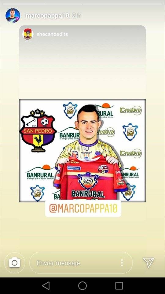Marco Pappa causa furor con su primer discurso con San Pedro