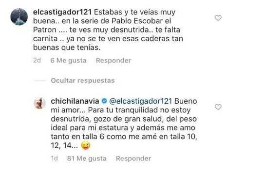 Captura de pantalla Instagram
