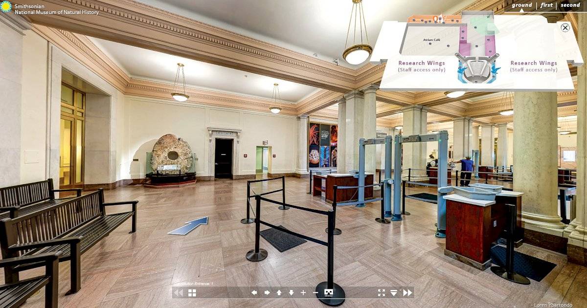 Museu de História Natural dos Estados Unidos - tour virtual