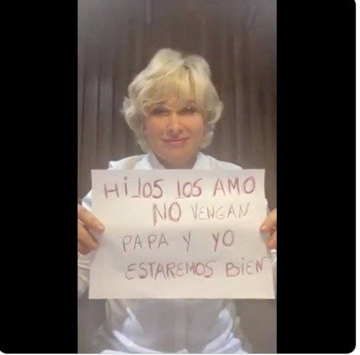 Cynthia Viteri informa que tiene coronavirus