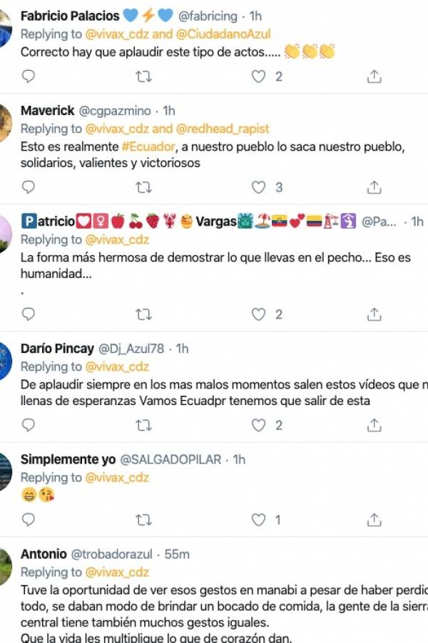 gesto ecuador
