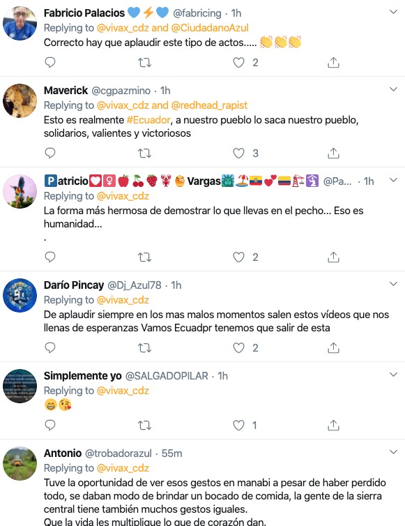 gesto ecuador