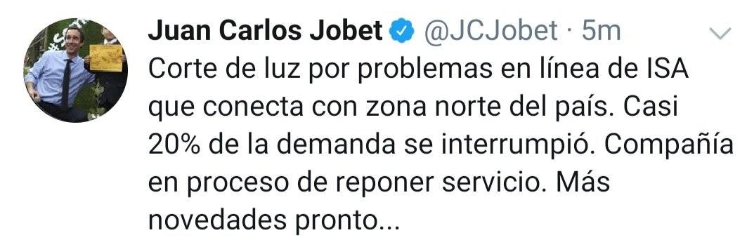 Chile: corte de luz afecta gran parte del país Chile: corte de luz afecta gran parte del país