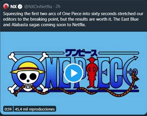 One Piece llegará a Netflix
