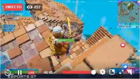 Comunicaciones transmitió esta mañana el Reto Fortnite en su página de Facebook
