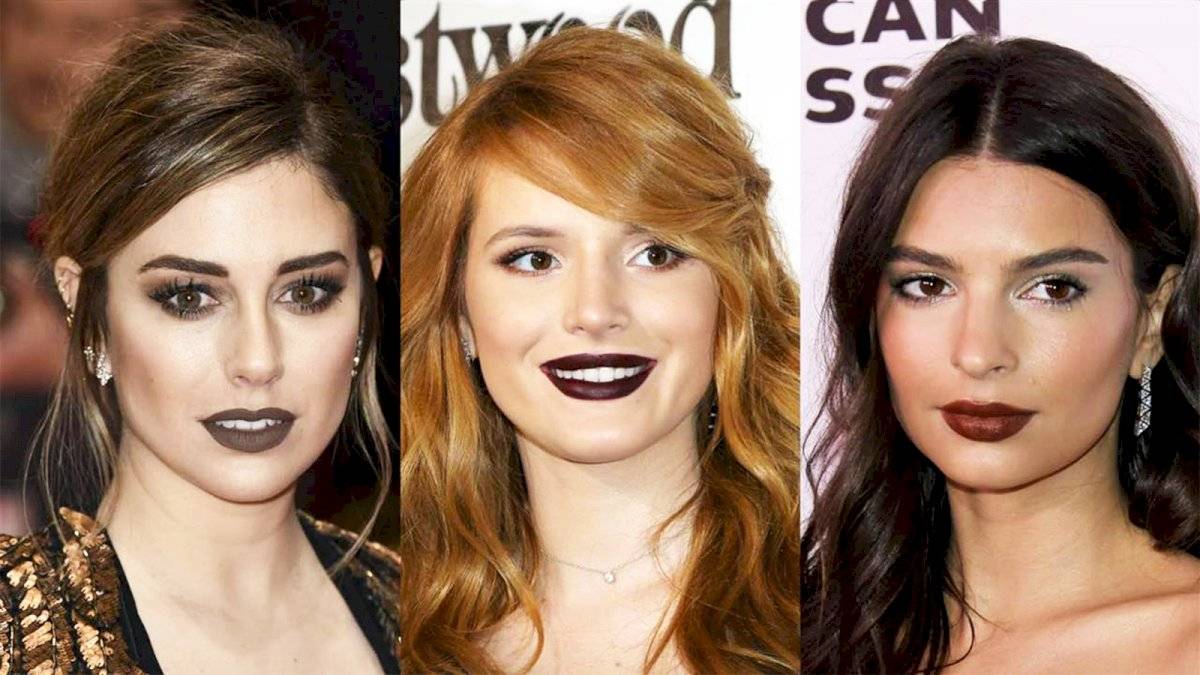 Labiales oscuros