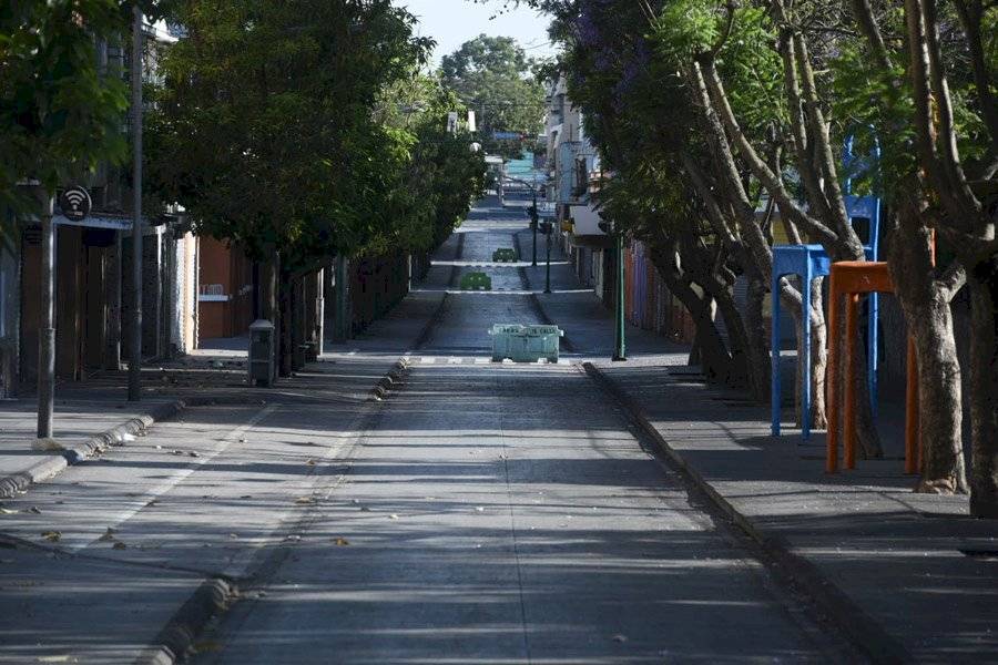 Toque de queda en el Paseo de la Sexta