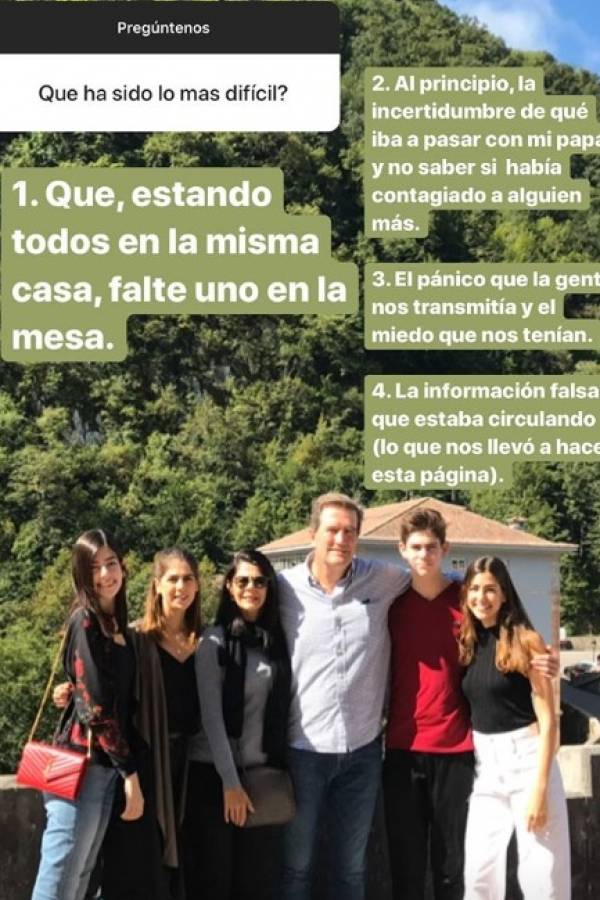 Empresario Tony Pena y familia