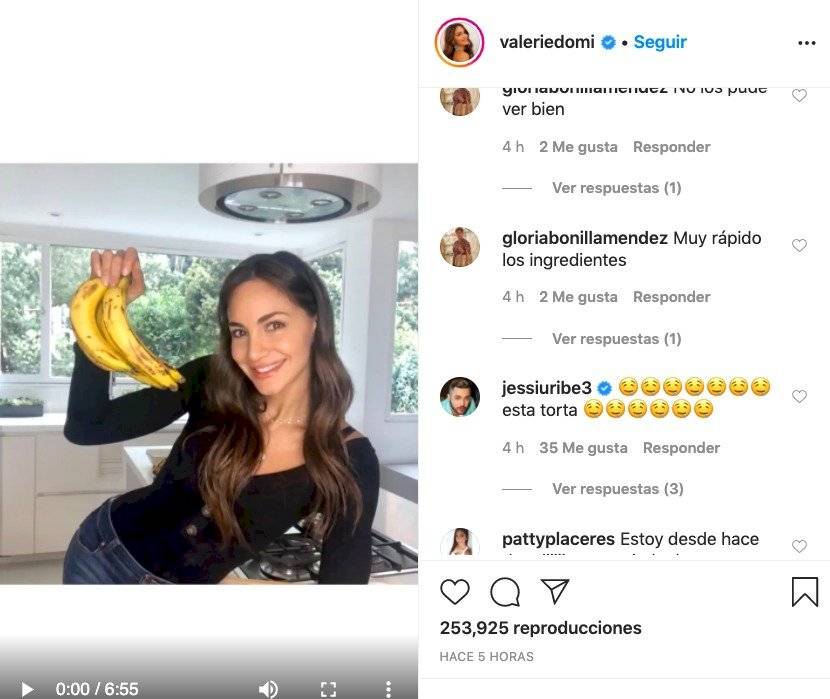 Captura de pantalla Instagram