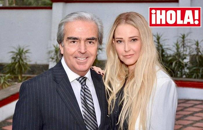 Lorenzo Lazo y su novia