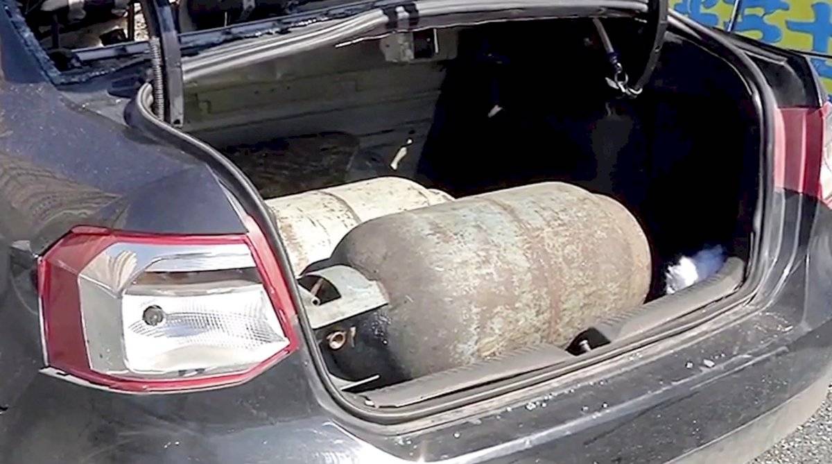 Auto explota en China