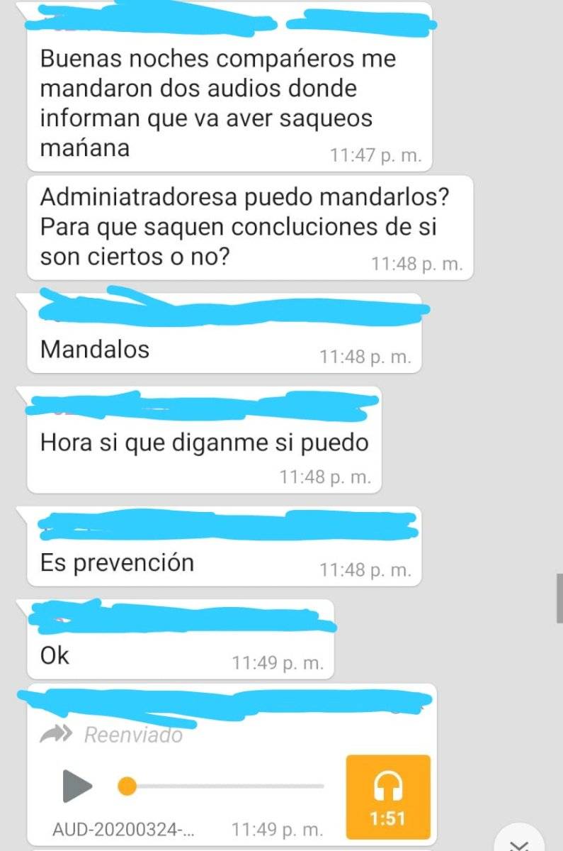 Incitan a realizar saqueos