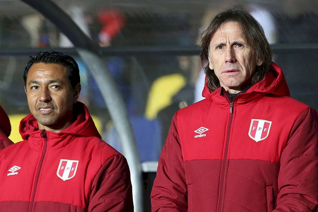 Nolberto Solano, ayudante técnico de Ricaro Gareca en la selección de Perú / Foto: Getty Images