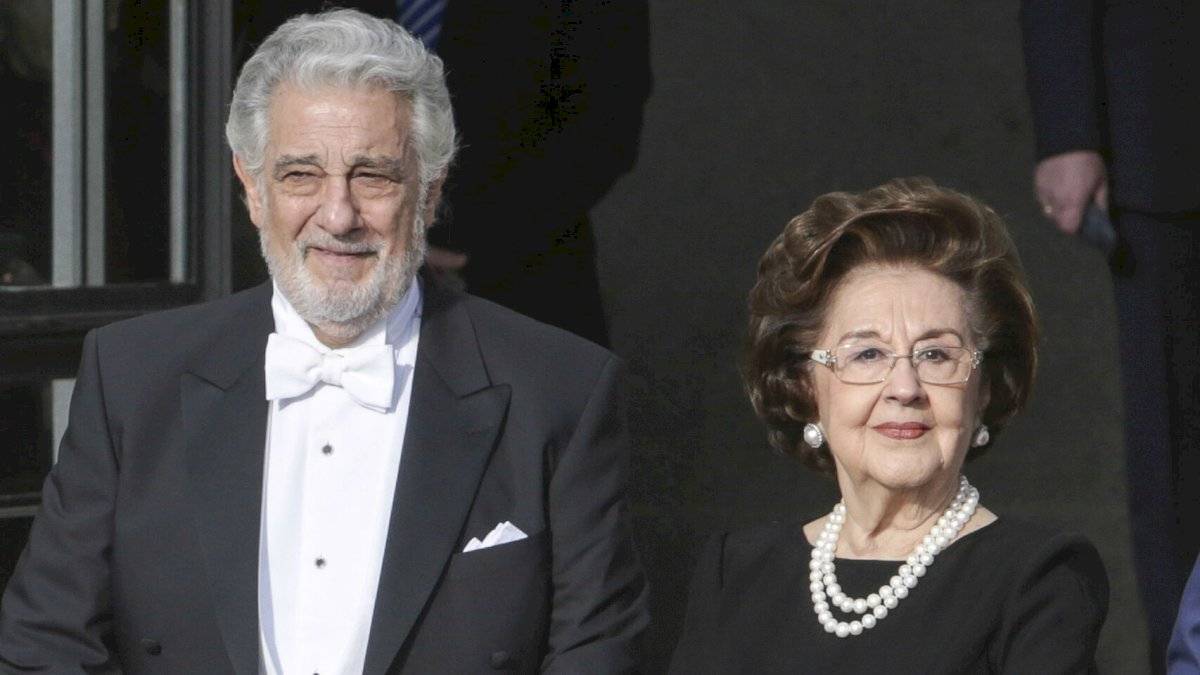 Plácido Domingo y su esposa Marta Ornelas