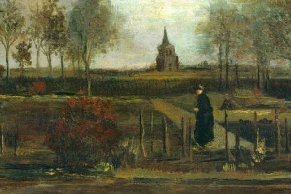 O quadro "Spring Garden" de Vincent Van Gogh