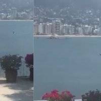 En Acapulco, sin humanos y lanchas, ballena se pasea por la costa