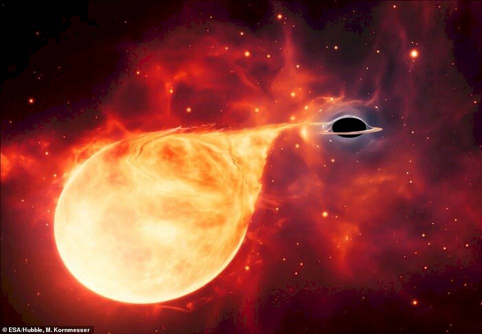 Espacio: telescopio Hubble de la NASA detecta agujero negro gigante
