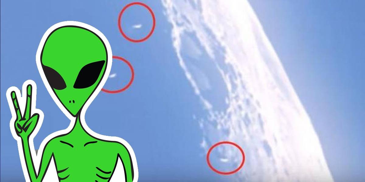 OVNI: video capta supuestos objetos voladores sobre la Luna y se hace viral