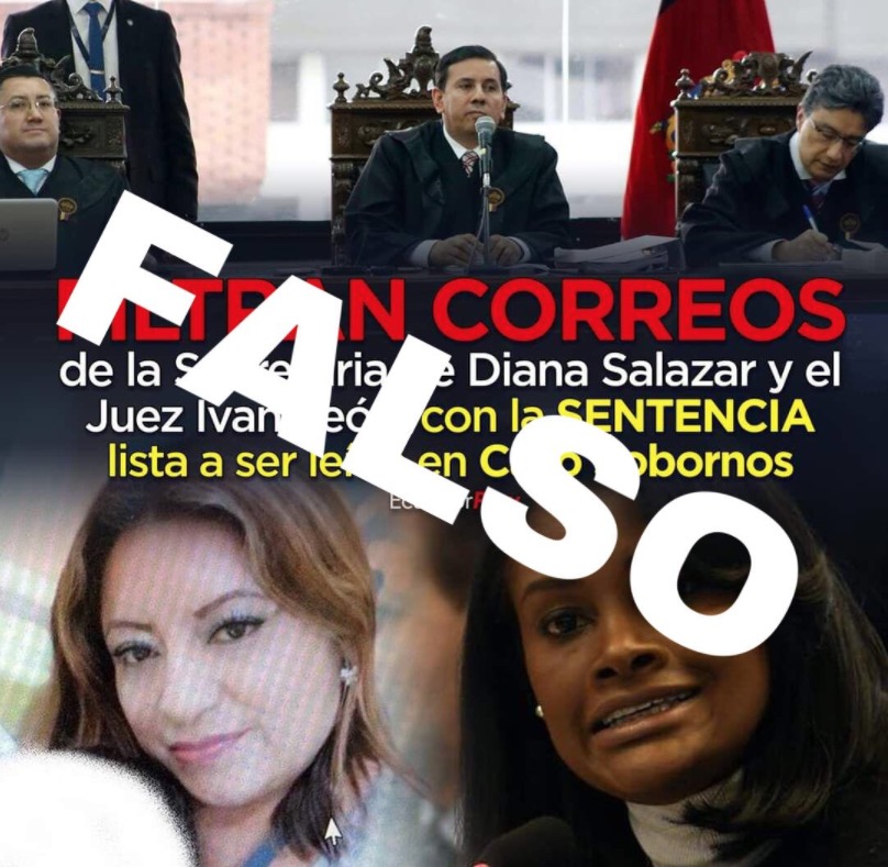 Noticias falsas sobre juicio contra Rafael Correa Noticias falsas sobre juicio contra Rafael Correa