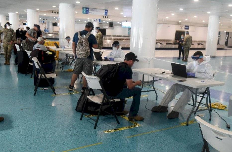 coronavirus aeropuerto