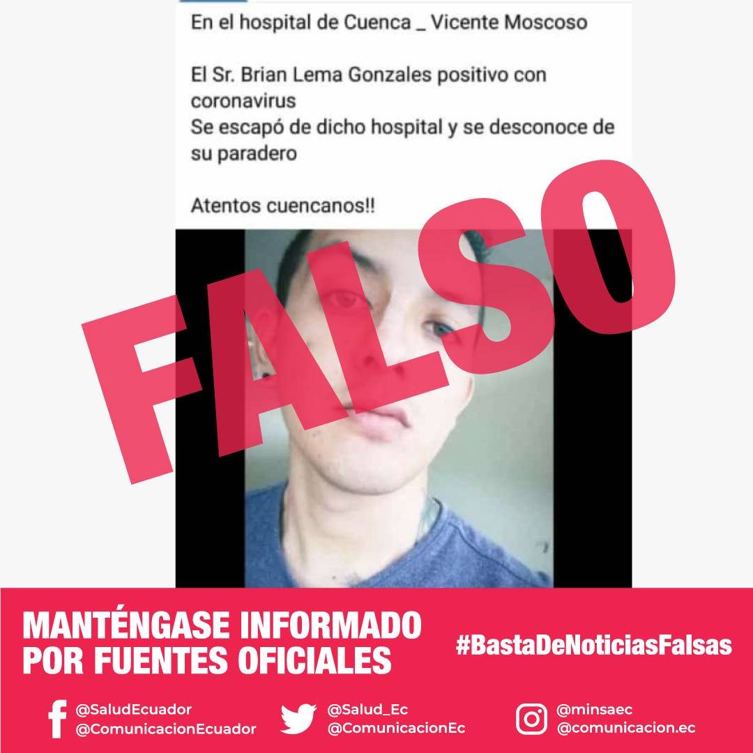 Información falsa