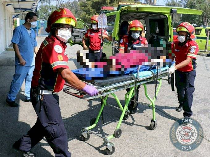 mujer herida por ataque armado en Villa Nueva
