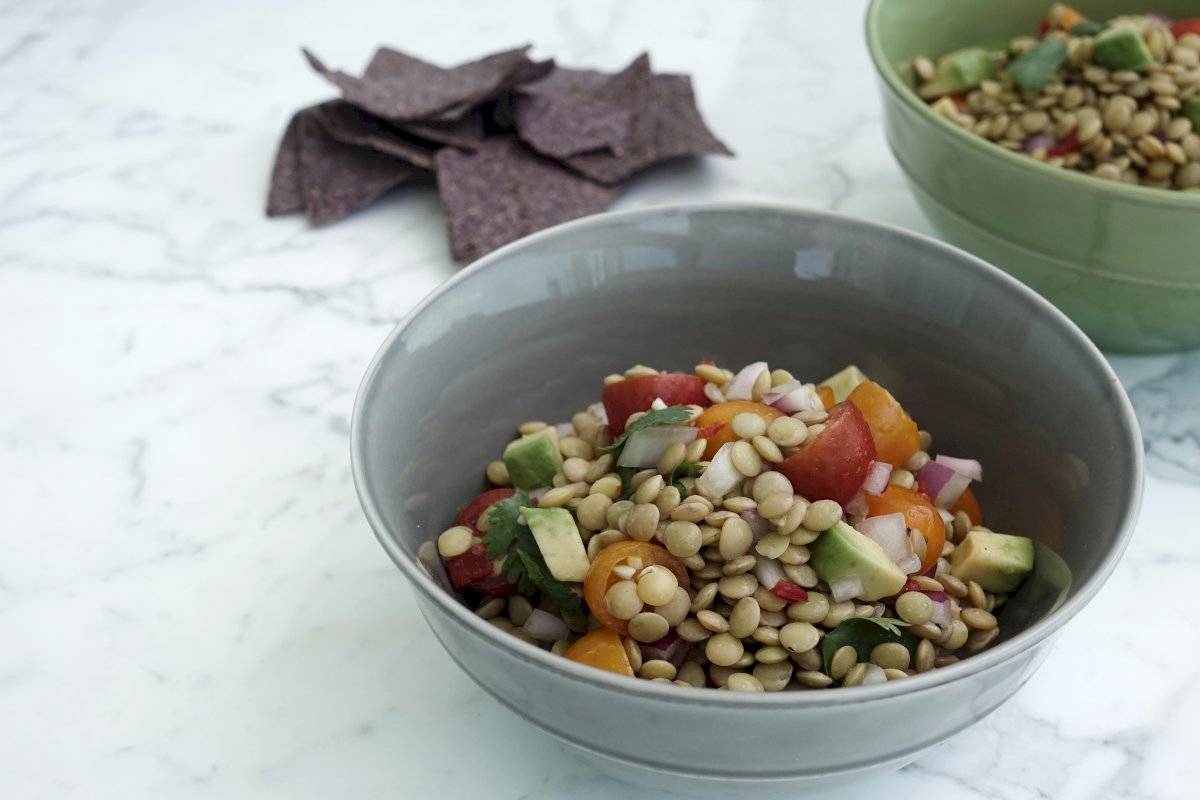 Ceviche de lentejas