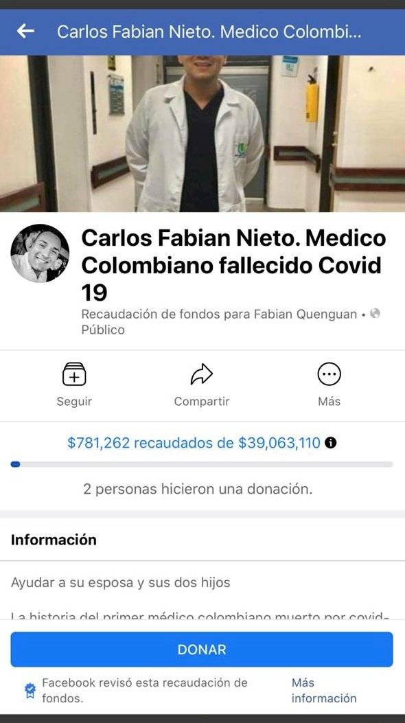 Delincuentes intentaron estafar a personas usando nombre de médico fallecido