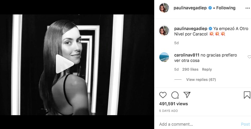 Paulina Vega y las críticas a A otro nivel