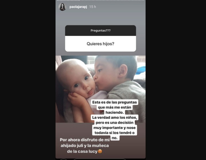 Paola Jara quiere tener hijos con Jessi Uribe