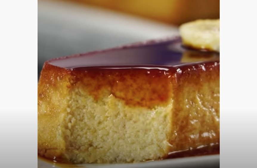 Flan de plátano/Kiwidelimón