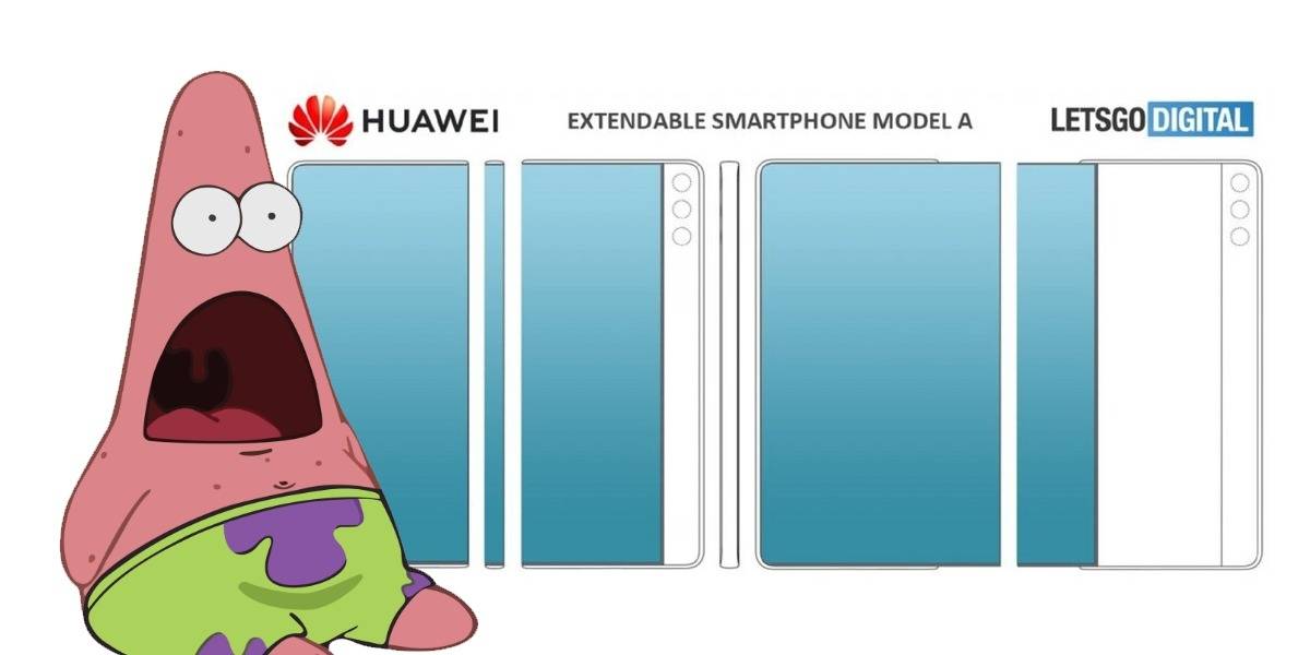 Huawei patentó un smartphone con pantalla que se desliza y hay que verlo para creerlo