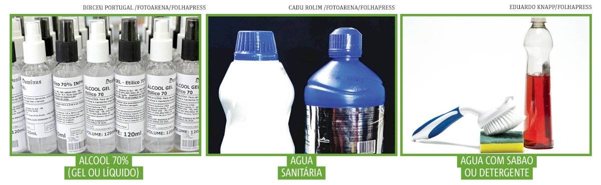Produtos de limpeza