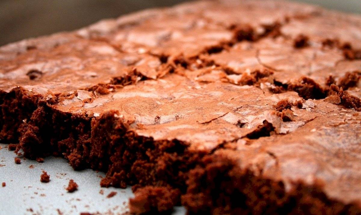 Brownie con vino tinto