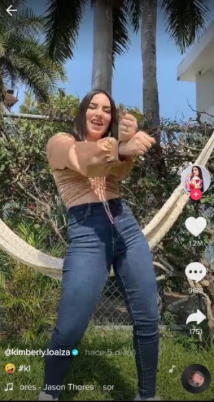 Kimberly Loaiza en Tik Tok
